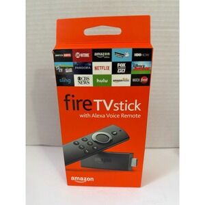 Amazon Fire TV Stick 2nd Gen with Alexa Voice Remote 1080p HD Streaming Media